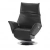 KOINOR Ledersessel Safira | Crow (Schwarz) Erweiterte Funktion