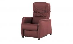 Hukla Ledersessel Tobias | Brombeer (Dunkelrot) Erweiterte Funktion