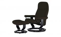 Stressless Relaxsessel mit Hocker Consul S | Braun Classic S