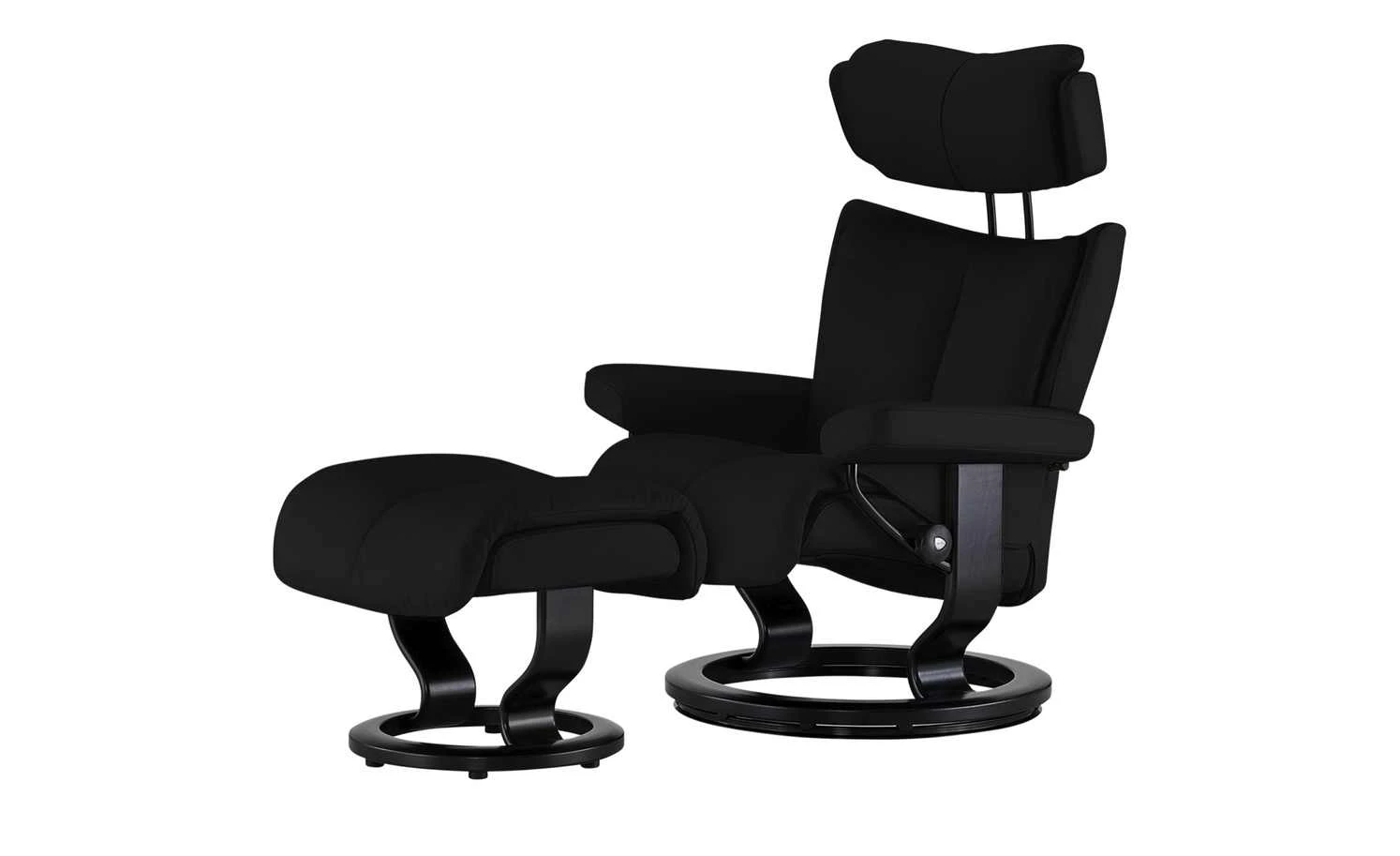 Stressless Relaxsessel mit Hocker Magic M | Schwarz Classic M – Bild 16