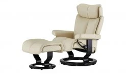 Stressless Relaxsessel mit Hocker Magic S | Creme Classic S