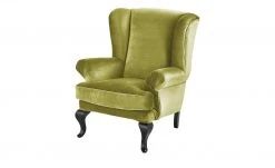 smart Ohrensessel Charmaine | Hellgrün Verlour