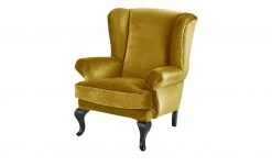 smart Ohrensessel Charmaine | Curry (Gelb) Velour
