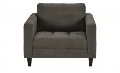 smart Sessel Geradine | Grau Flachgewebe