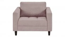 smart Sessel Geradine | Altrosa Flachgewebe