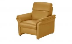 meinSofa Ledersessel Manon | Currygelb