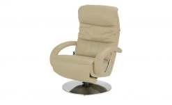 Hukla Leder-Relaxsessel Florian | Beige S
