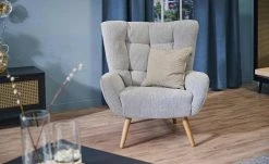 SOHO Polstersessel Jolyn | Silbergrau