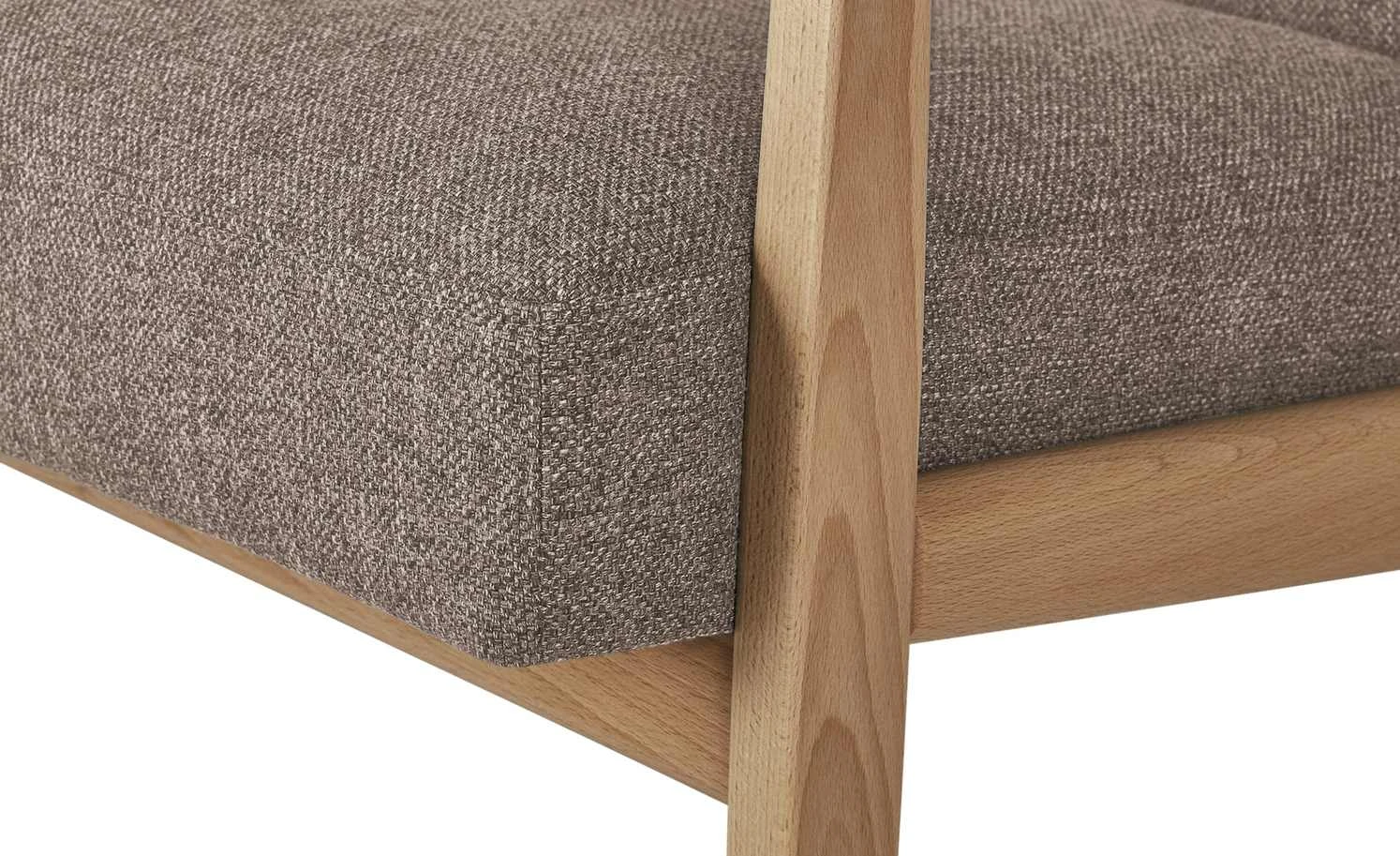 smart Sessel Rada | Moccabraun Webstoff grob – Bild 2