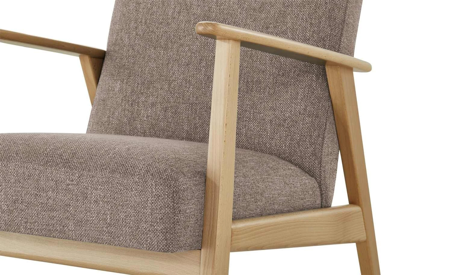 smart Sessel Rada | Moccabraun Webstoff grob – Bild 3