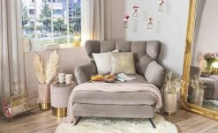 pop Longseat-Sessel Caldara | Sand (Beige)