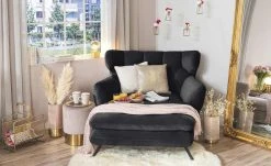 pop Longseat-Sessel Caldara | Schwarz