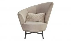 Gallery M Drehsessel Kleo | Silber (Hellbraun)