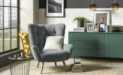 SOHO Polstersessel Jolyn | Hellgrau