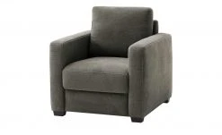 bobb Sessel mit Boxspringpolsterung Lisa de Luxe | Graubraun