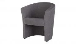 smart Cocktailsessel Patti | Dunkelgrau Webstoff