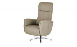 meinSofa Relaxsessel Franzi-L | Artischocke (Grau-Braun)