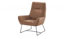 Max Schelling Leder Sessel Master | Rotbraun