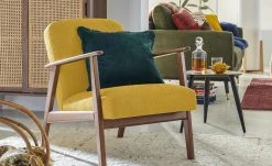 smart Sessel Rada | Gelb Webstoff fein