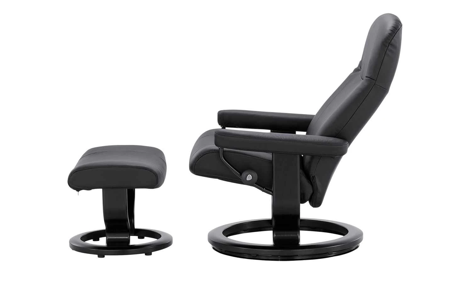 Stressless Sessel-Hocker-Set Garda M | Black (Schwarz) – Bild 17