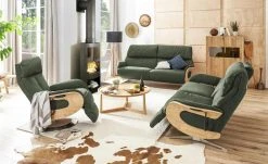 himolla Funktionssessel Leder 7818 | Dunkelgrün Grundfunktion