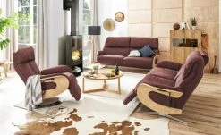 himolla Funktionssessel Leder 7818 | Dunkelrot Grundfunktion