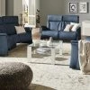 himolla Sessel mit Relaxfunktion 4010 | Lagune (Dunkelblau)