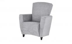 smart Sessel Alma | Silbergrau Mikrofaser fein Mikrofaser