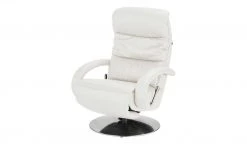 Hukla Leder-Relaxsessel Florian | Weiß S
