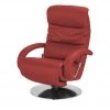 Hukla Leder-Relaxsessel Florian | Rot S