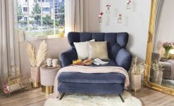 pop Longseat-Sessel Caldara | Dunkelblau