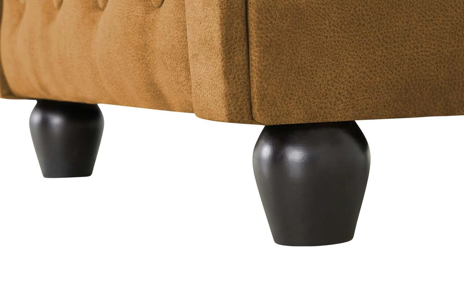 smart Sessel Chelli Mini | Cognac (Braun) Microfaser Leder-Optik – Bild 2