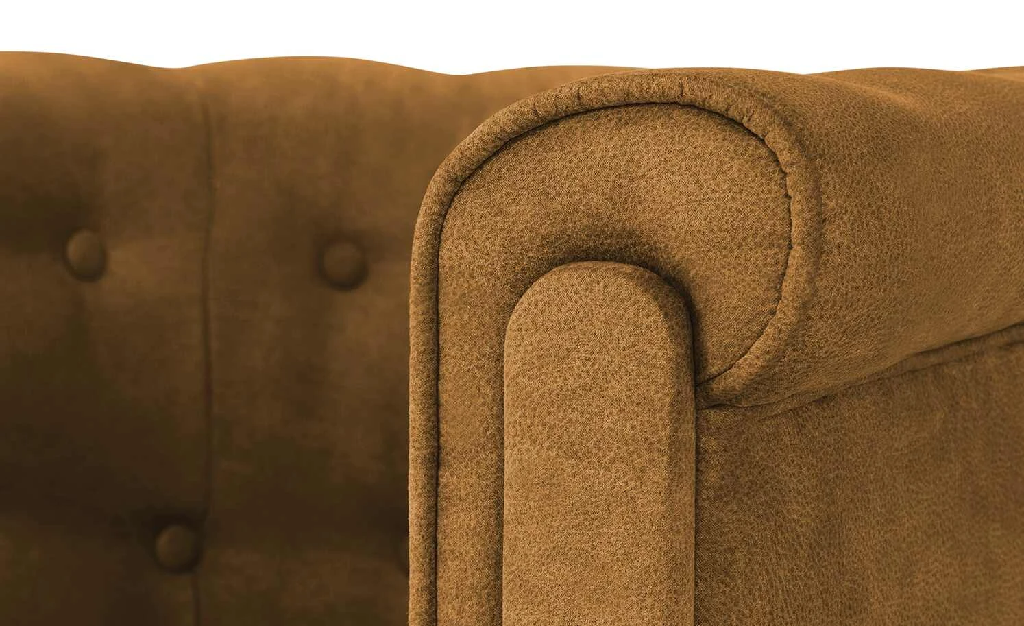 smart Sessel Chelli Mini | Cognac (Braun) Microfaser Leder-Optik – Bild 5