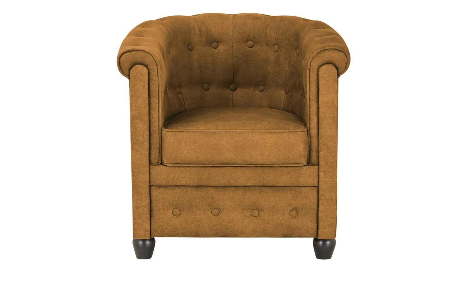 smart Sessel Chelli Mini | Cognac (Braun) Microfaser Leder-Optik – Bild 9