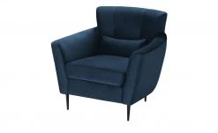 switch Samtsessel Teddy | Dunkelblau