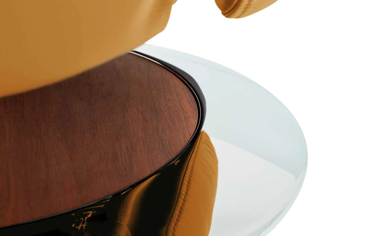 JOOP! Relaxsessel aus Leder Lounge 8140 | Safran (Gelb-Orange) – Bild 5