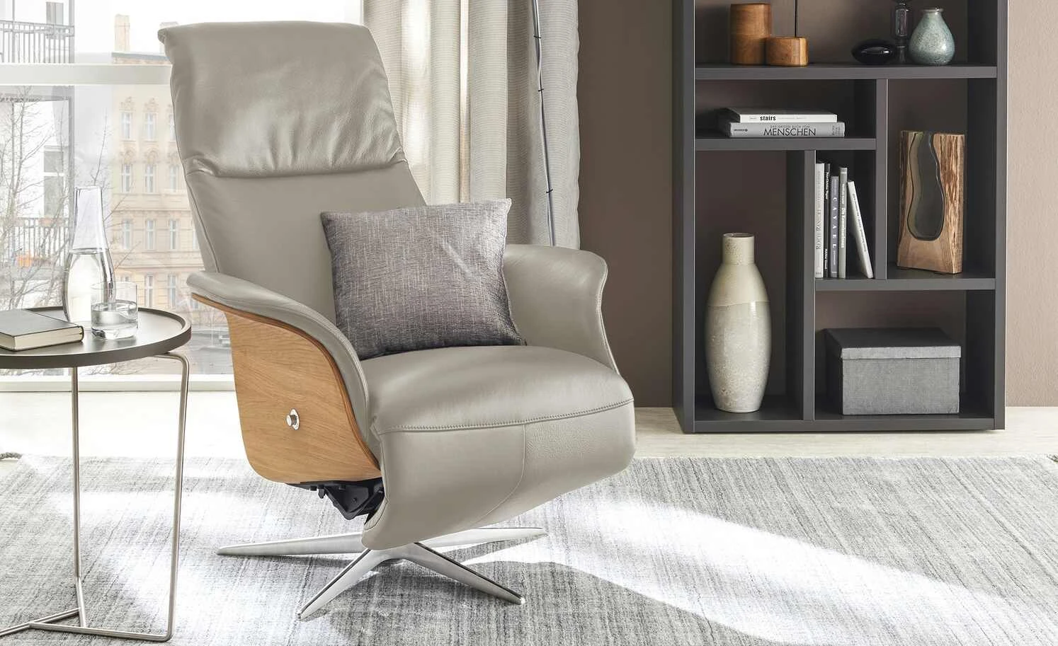 Nils Olsen Relaxsessel Frederik | Hellgrau