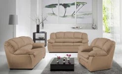 uno Ledersessel Casino | Cappuccino (Hellbraun)