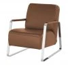 W.SCHILLIG Leder Sessel 17350 Quadroo | Chestnut (Kastanienbraun)
