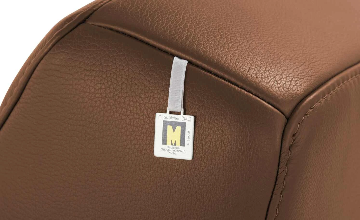 W.SCHILLIG Leder Sessel 17350 Quadroo | Chestnut (Kastanienbraun) – Bild 4