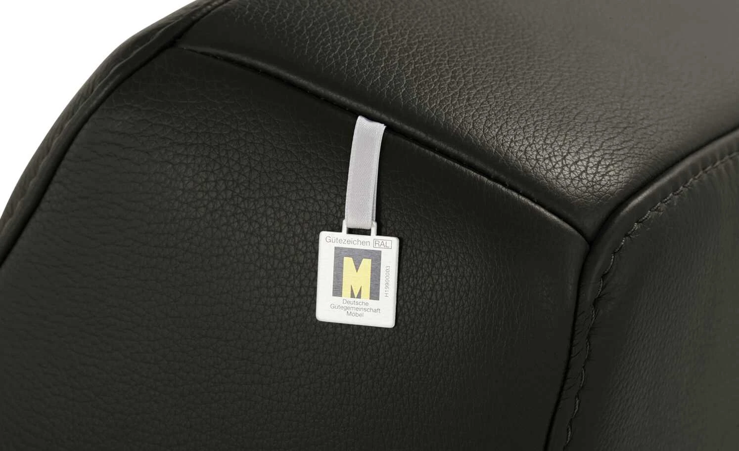 W.SCHILLIG Leder Sessel 17350 Quadroo | Zartbitter (Dunkelbraun) – Bild 8