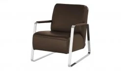 W.SCHILLIG Leder Sessel 17350 Quadroo | Macchiato (Dunkelbraun)