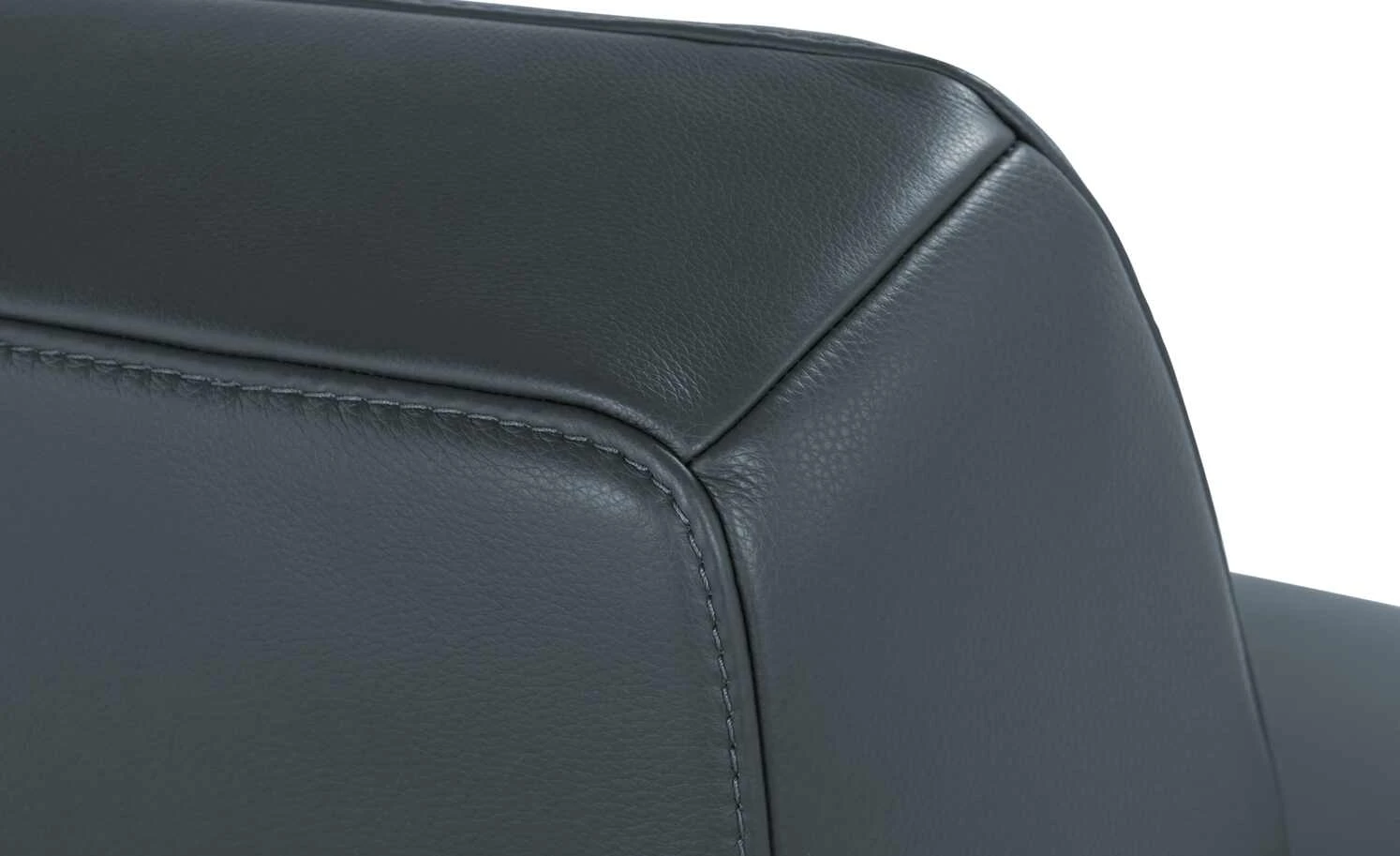 W.SCHILLIG Leder Sessel 17350 Quadroo | Mystic Blue (Grau-Blau) – Bild 5