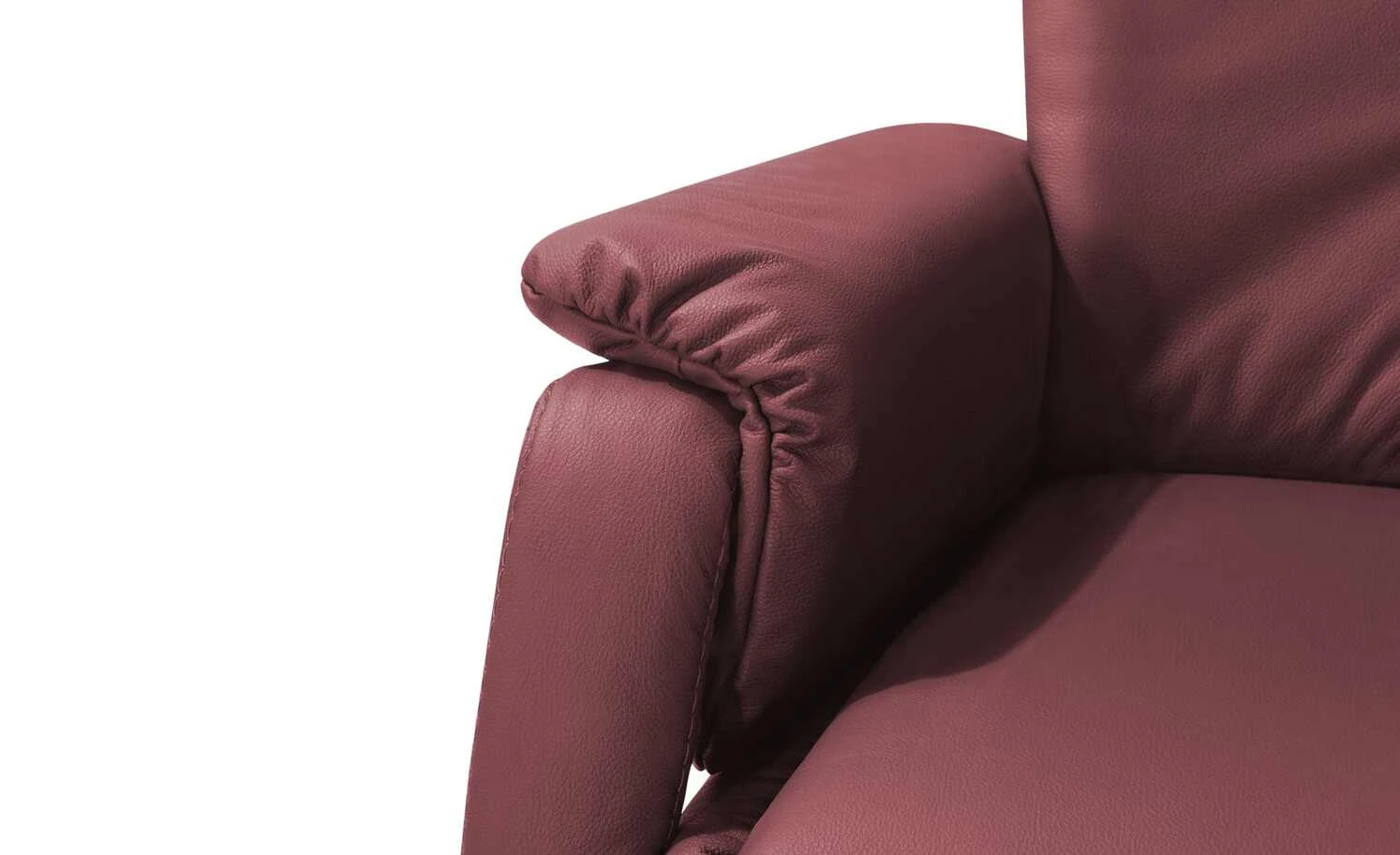 Polstermöbel Oelsa TV-Sessel Mambo | Merlot (Dunkelrot) Grundfunktion – Bild 5
