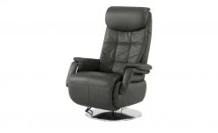 Polstermöbel Oelsa Ledersessel Mambo | Anthrazit ohne Soundsystem