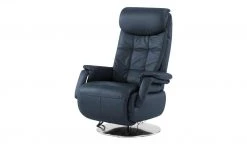 Polstermöbel Oelsa Ledersessel Mambo | Navy (Petrol) ohne Soundsystem