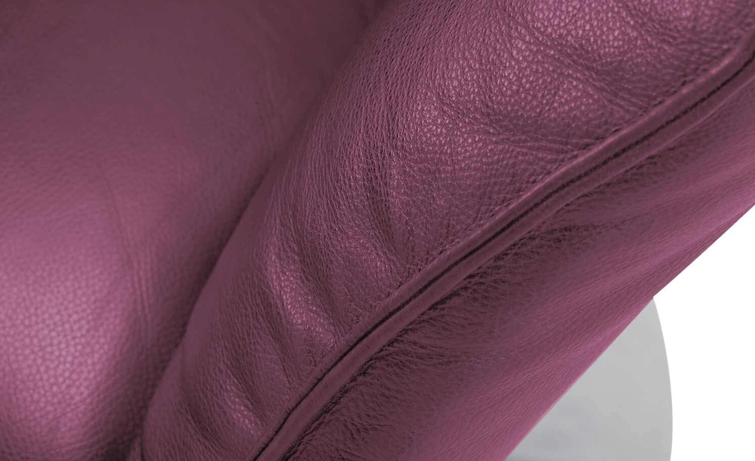 KOINOR Ledersessel Safira | Rasberry (Lila) Grundfunktion – Bild 4