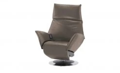 KOINOR Ledersessel Safira | Melange (Braun-Grau) Grundfunktion