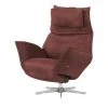 KOINOR Ledersessel Safira | Chilli (Dunkelrot)