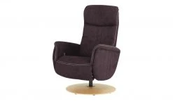 meinSofa Drehsessel Franzi | Wine (Dunkelrot-Braun)